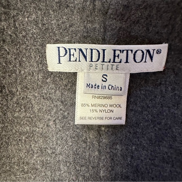 Pendleton Nancy Pink Magenta Gray Tweed Reversible Jacket Size Small  Petite - Picture 11 of 11